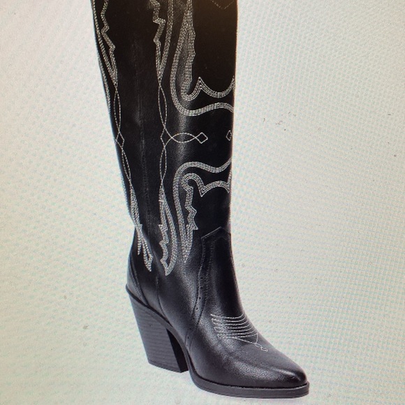 🌞Summer Smash Blast🌞 SO Briely Women’s Tall Western Boots New In Box-Size 9.5 - Picture 5 of 9